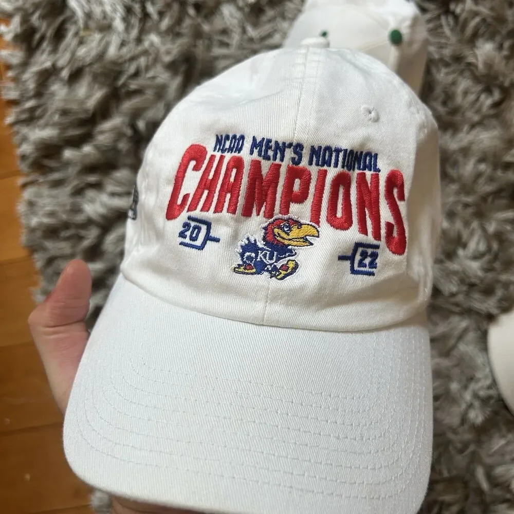 2022 National Champions Mens Basketball KU Kansas Jayhawks Adjustable🔥